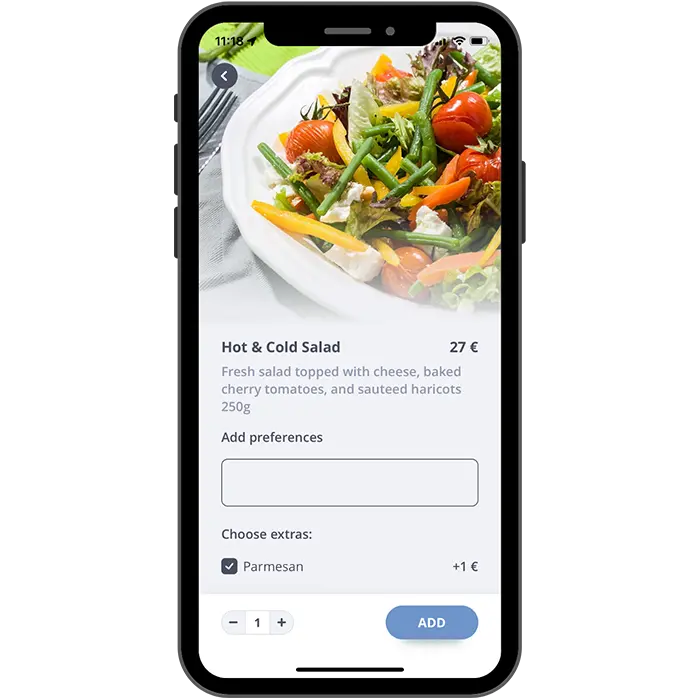 Product details koko app interface
