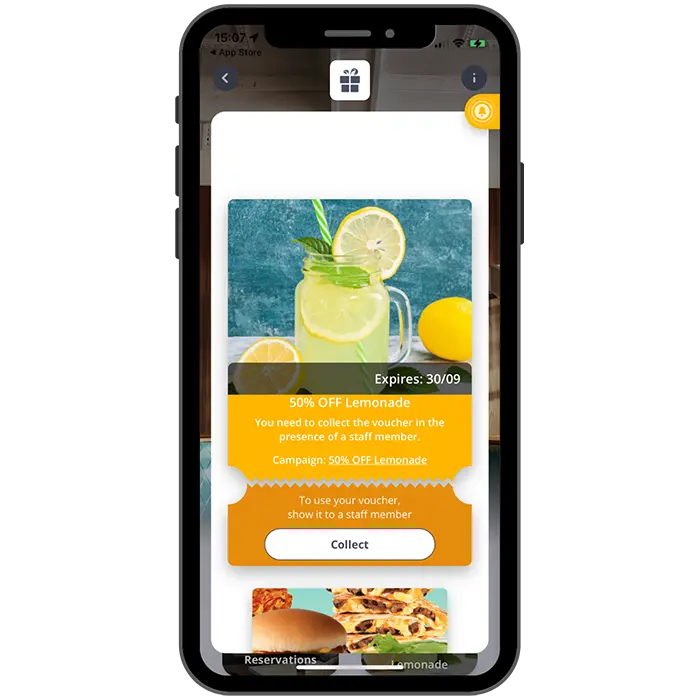 Voucher feature in koko app