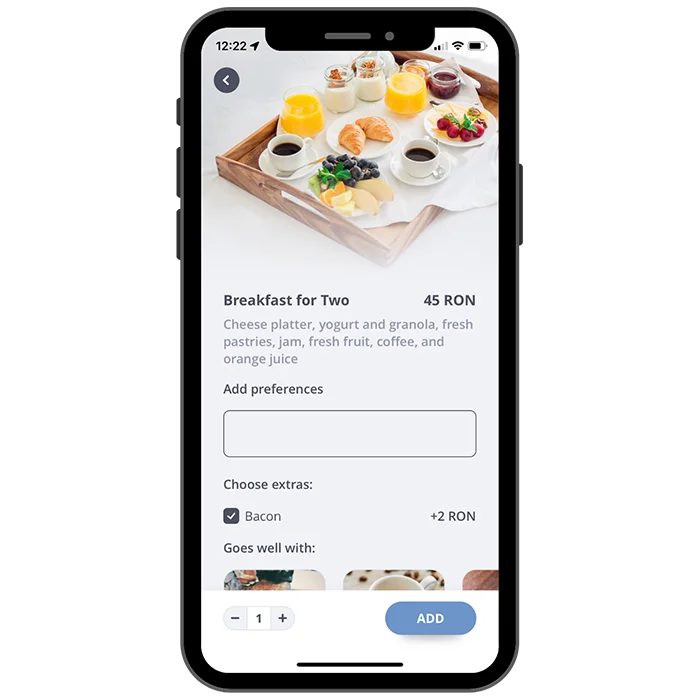 Product details koko app interface